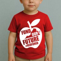Fund Our Future Red for Ed Virginia Toddler T-Shirt
