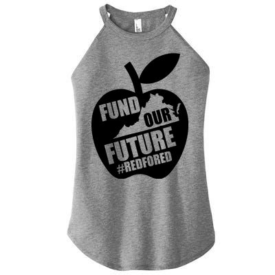 Fund Our Future Red for Ed Virginia Women's Perfect Tri Rocker Tank