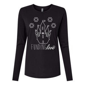 Funding Love Womens Cotton Relaxed Long Sleeve T-Shirt