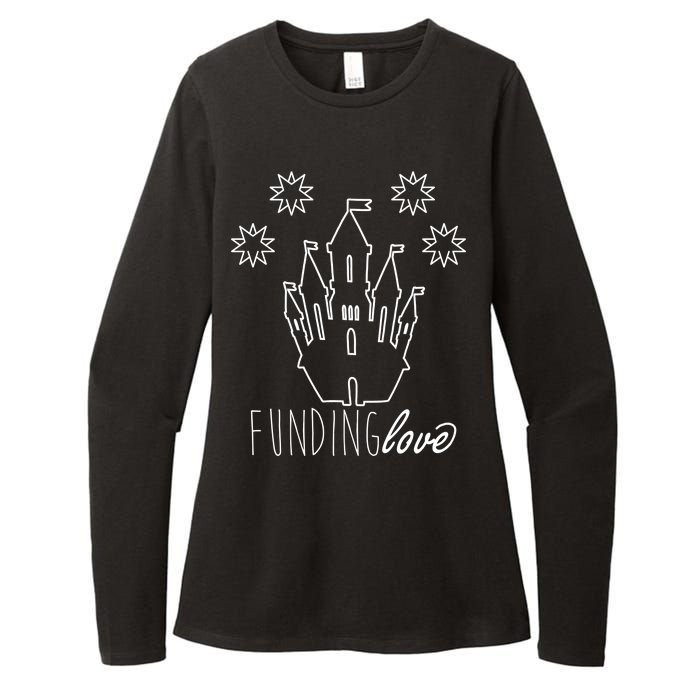 Funding Love Womens CVC Long Sleeve Shirt