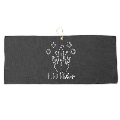 Funding Love Large Microfiber Waffle Golf Towel