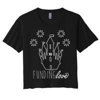 Funding Love Women's Crop Top Tee