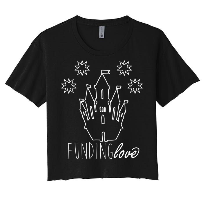 Funding Love Women's Crop Top Tee