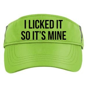 Funny - I Licked It So It's Mine Adult Drive Performance Visor