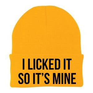 Funny - I Licked It So It's Mine Knit Cap Winter Beanie