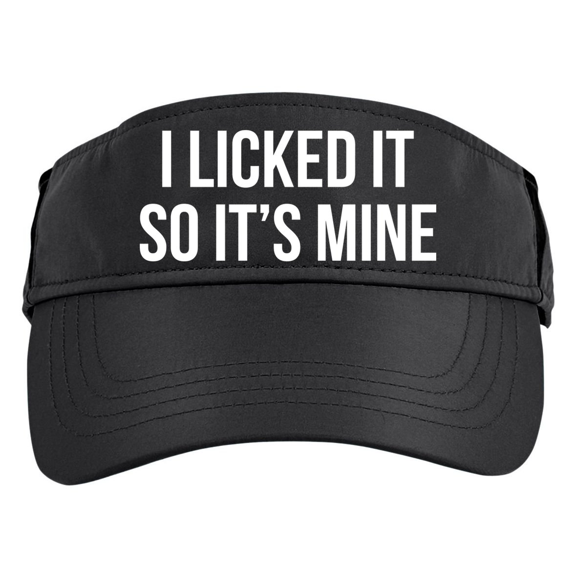 Funny - I Licked It So It's Mine Adult Drive Performance Visor
