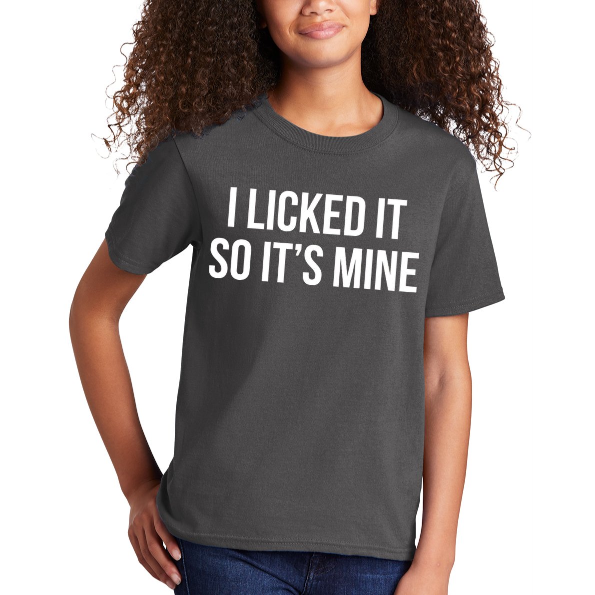 Funny - I Licked It So It's Mine Kids T-Shirt