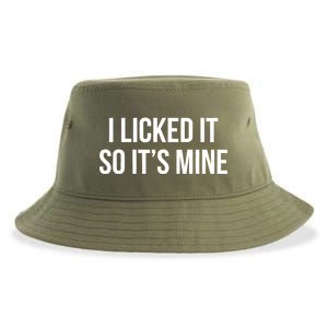 Funny - I Licked It So It's Mine Sustainable Bucket Hat