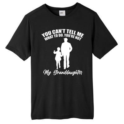 Funny & Cute Granddaughter And Grandfather Tall Fusion ChromaSoft Performance T-Shirt