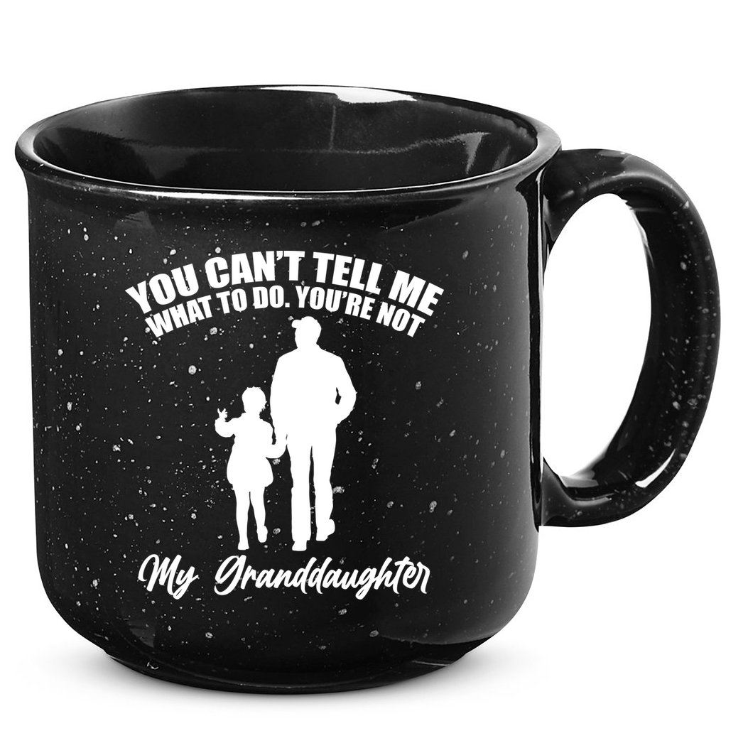 Funny & Cute Granddaughter And Grandfather 15oz Campfire Ceramic Mug