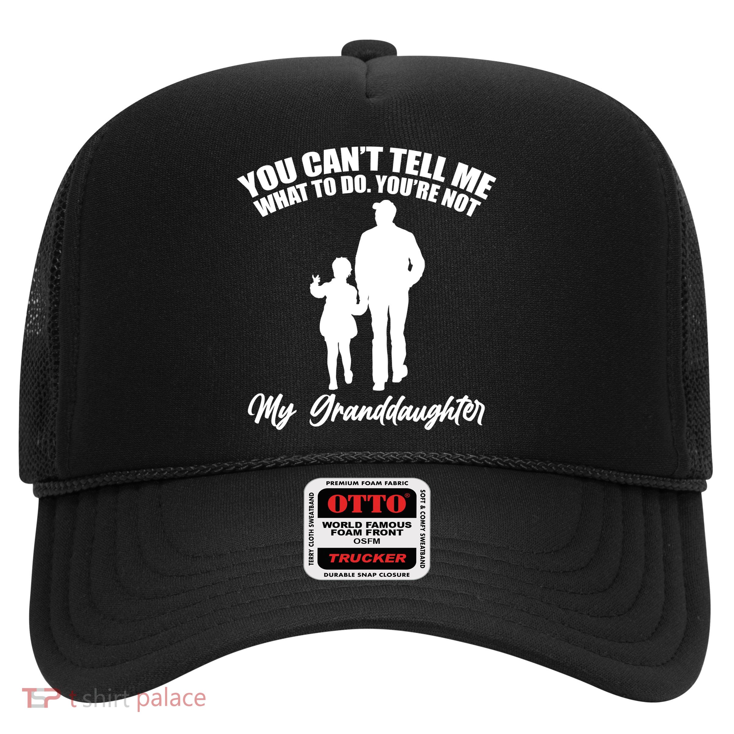 Funny & Cute Granddaughter And Grandfather Trucker Hat