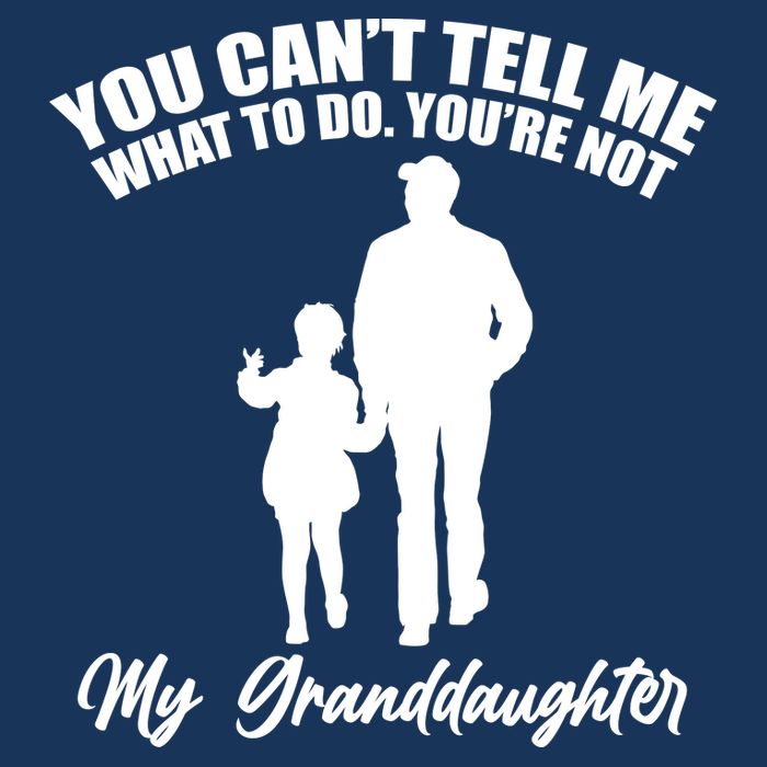 Funny & Cute Granddaughter And Grandfather 7 Panel Mesh Trucker Snapback Hat