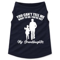 Funny & Cute Granddaughter And Grandfather Doggie Tank