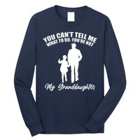 Funny & Cute Granddaughter And Grandfather Long Sleeve Shirt