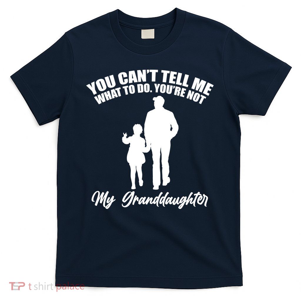 Funny & Cute Granddaughter And Grandfather T-Shirt