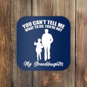 Funny & Cute Granddaughter And Grandfather Coaster