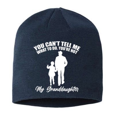 Funny & Cute Granddaughter And Grandfather Sustainable Beanie