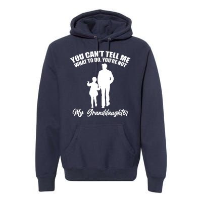 Funny & Cute Granddaughter And Grandfather Premium Hoodie