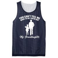 Funny & Cute Granddaughter And Grandfather Mesh Reversible Basketball Jersey Tank