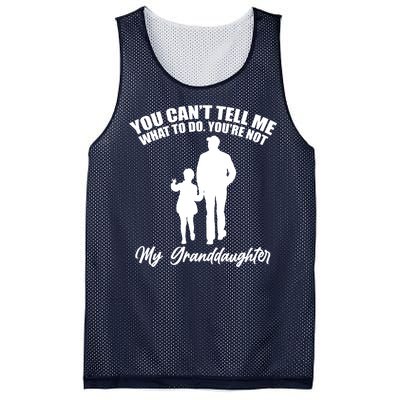 Funny & Cute Granddaughter And Grandfather Mesh Reversible Basketball Jersey Tank