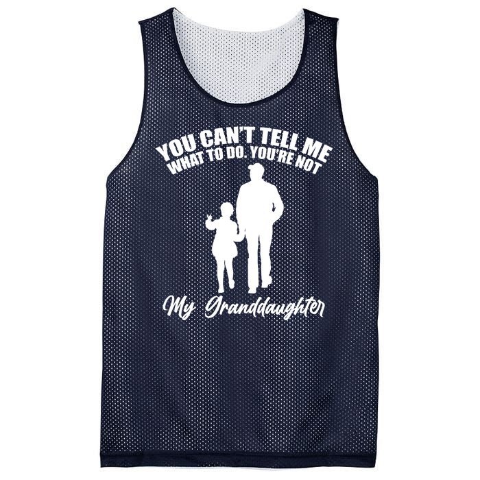 Funny & Cute Granddaughter And Grandfather Mesh Reversible Basketball Jersey Tank