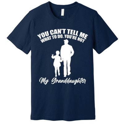 Funny & Cute Granddaughter And Grandfather Premium T-Shirt