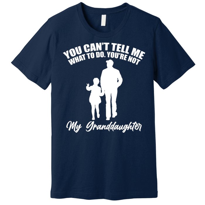 Funny & Cute Granddaughter And Grandfather Premium T-Shirt