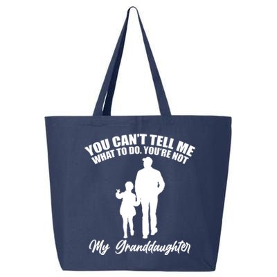 Funny & Cute Granddaughter And Grandfather 25L Jumbo Tote