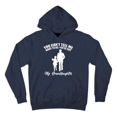 Funny & Cute Granddaughter And Grandfather Tall Hoodie