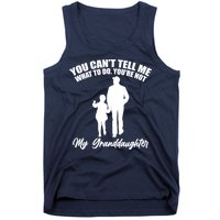 Funny & Cute Granddaughter And Grandfather Tank Top