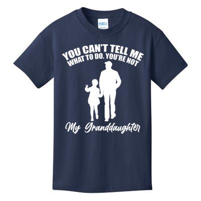 Funny & Cute Granddaughter And Grandfather Kids T-Shirt