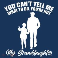 Funny & Cute Granddaughter And Grandfather Kids T-Shirt