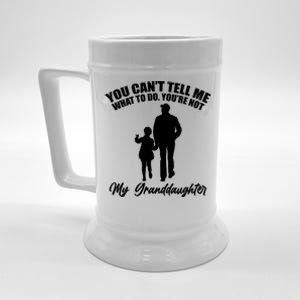 Funny & Cute Granddaughter And Grandfather Beer Stein