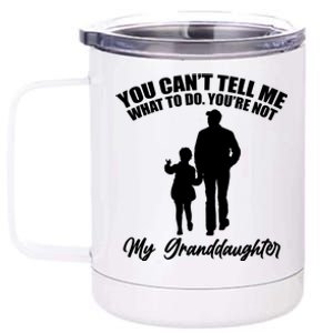 Funny & Cute Granddaughter And Grandfather 12 oz Stainless Steel Tumbler Cup