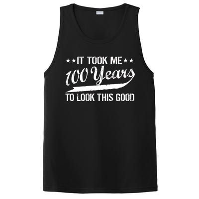 Funny 100th Birthday: It Took Me 100 Years To Look This Good PosiCharge Competitor Tank