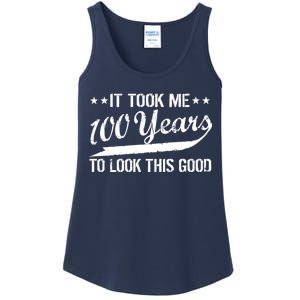 Funny 100th Birthday: It Took Me 100 Years To Look This Good Ladies Essential Tank