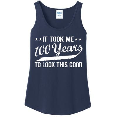 Funny 100th Birthday: It Took Me 100 Years To Look This Good Ladies Essential Tank