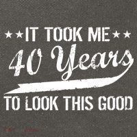 Funny 40th Birthday: It Took Me 40 Years To Look This Good Cotton Canvas Backpack
