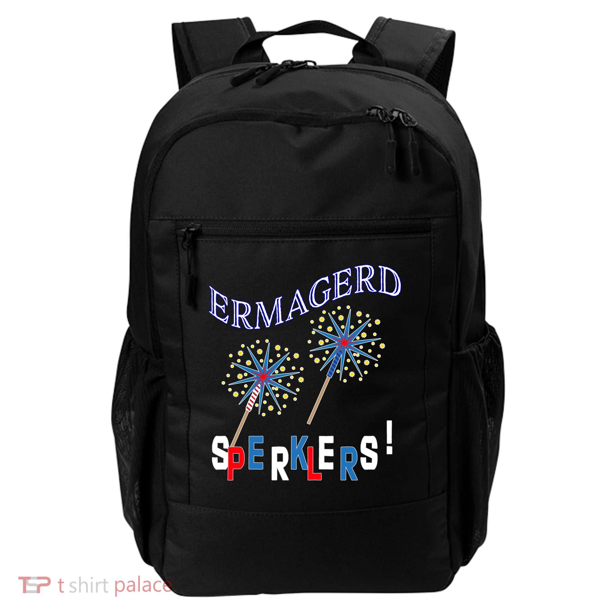 Funny 4th of July Ermagerd Sparklers Daily Commute Backpack