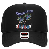 Funny 4th of July Ermagerd Sparklers Hat