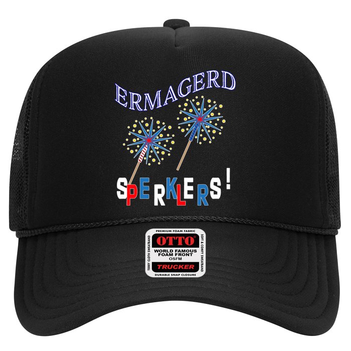Funny 4th of July Ermagerd Sparklers Hat