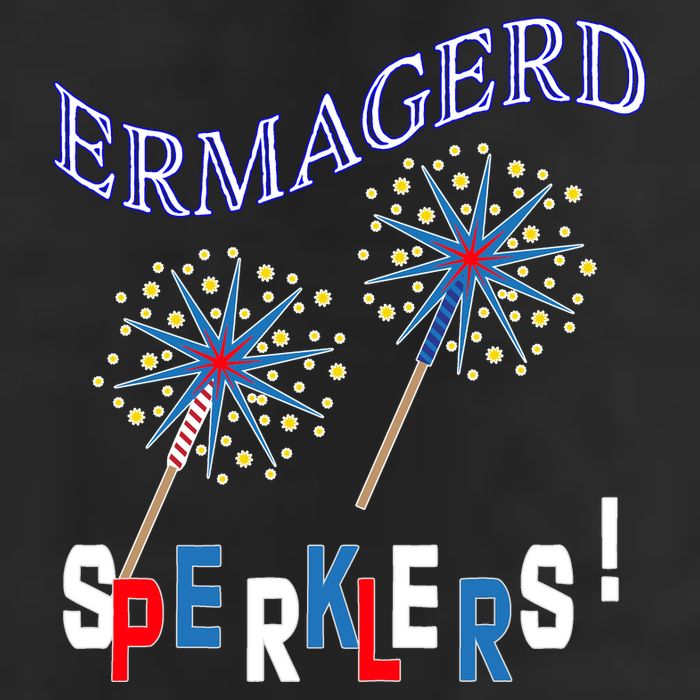 Funny 4th of July Ermagerd Sparklers Hat