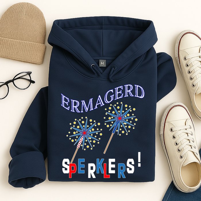Funny 4th of July Ermagerd Sparklers Hoodie