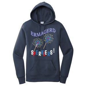 Funny 4th of July Ermagerd Sparklers Women's Pullover Hoodie