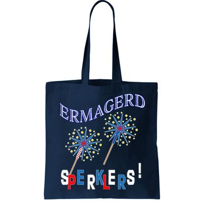 Funny 4th of July Ermagerd Sparklers Bag