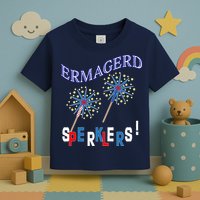 Funny 4th of July Ermagerd Sparklers Toddler T-Shirt