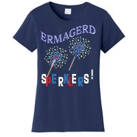 Funny 4th of July Ermagerd Sparklers Women's T-Shirt