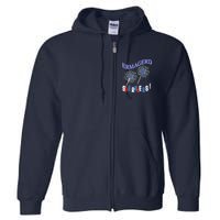 Funny 4th of July Ermagerd Sparklers Full Zip Hoodie