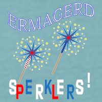 Funny 4th of July Ermagerd Sparklers Sueded Cloud Jersey T-Shirt