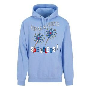 Funny 4th of July Ermagerd Sparklers Unisex Surf Hoodie